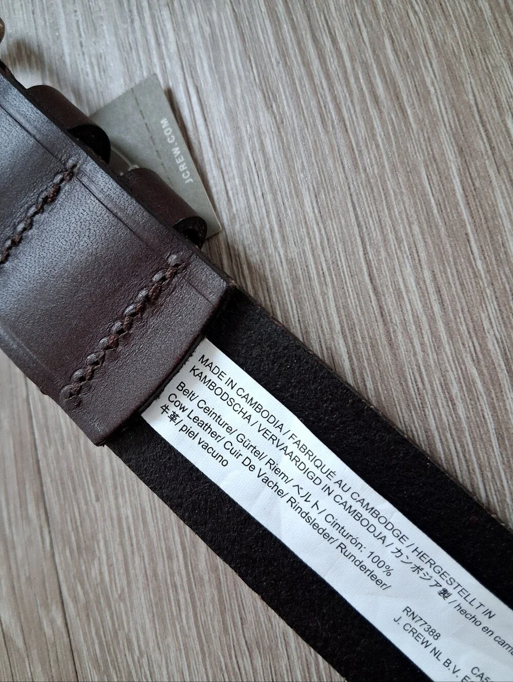 J. Crew Italian Pull Up Leather Belt In Whiskey Brown